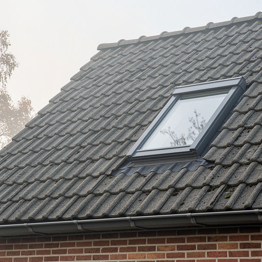 Wit kantelbaar kunststof dakraam met HR++ glas in een zolderkamer