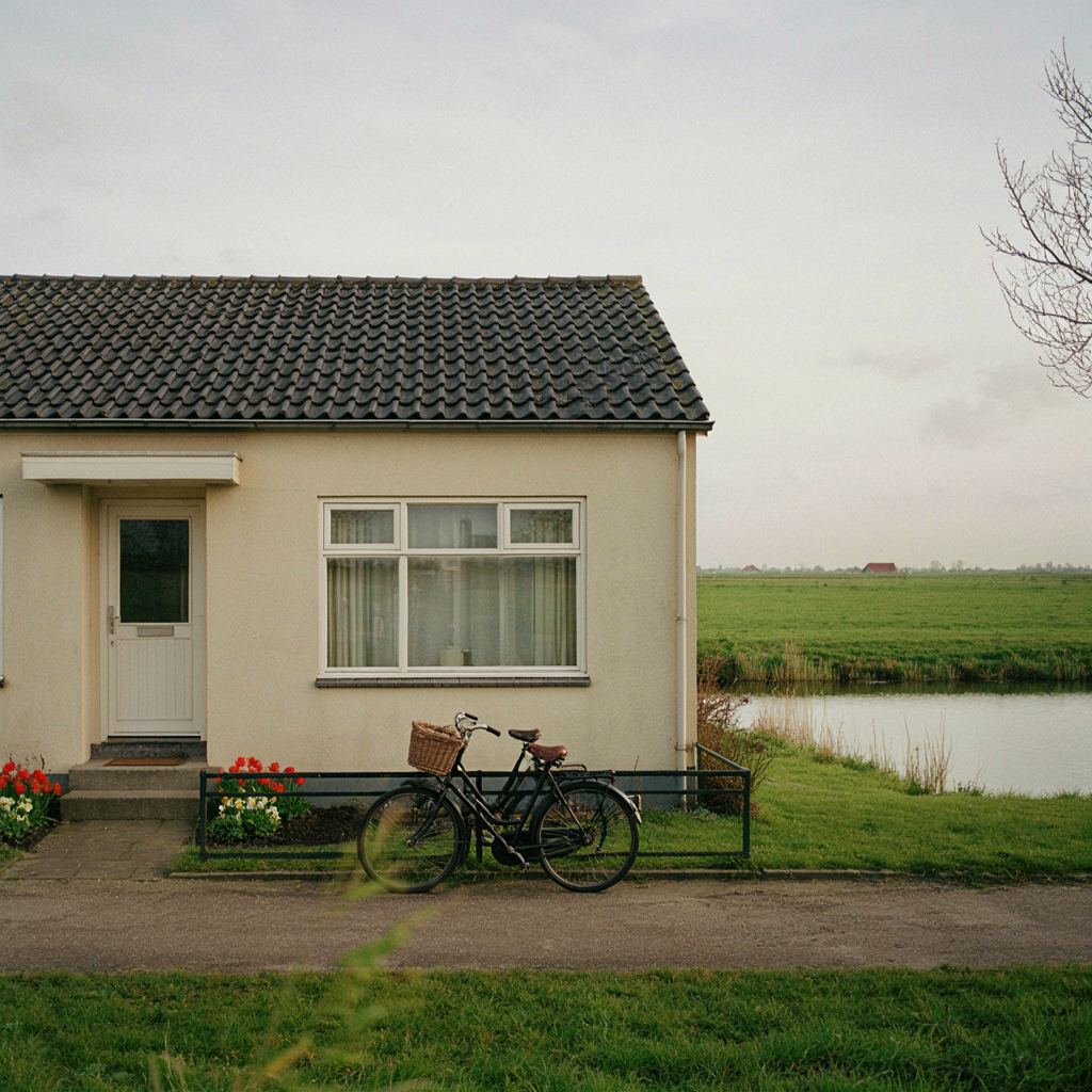 Woning aan de Oude Rijn in Koudekerk aan den Rijn voorzien van hagelwitte kunststof kozijnen